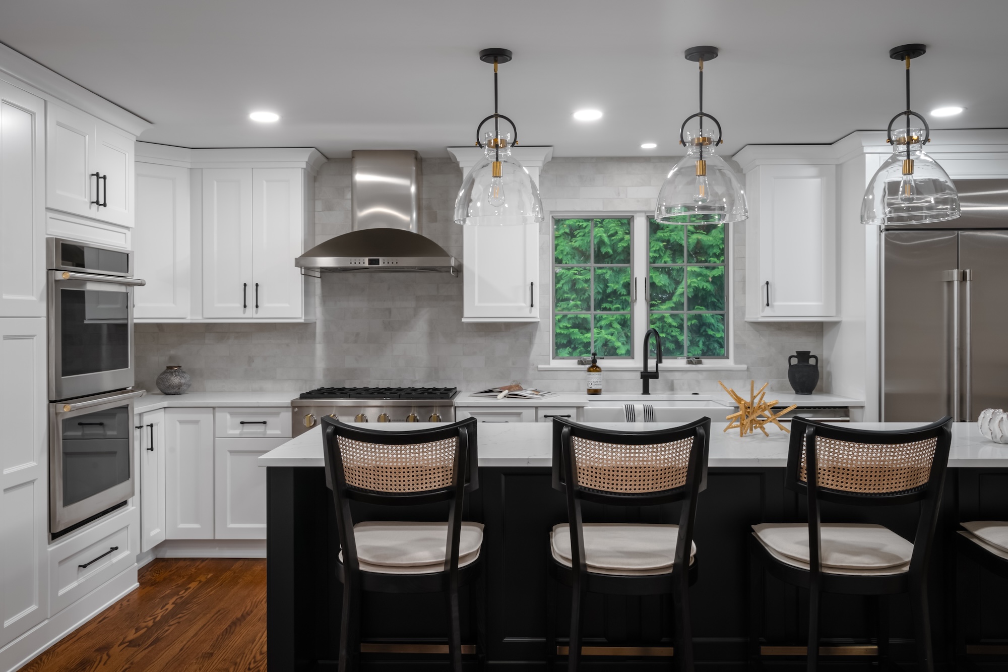 Contemporary Transitional Kitchen Remodel by Amiano & Son, Design-Build project photo