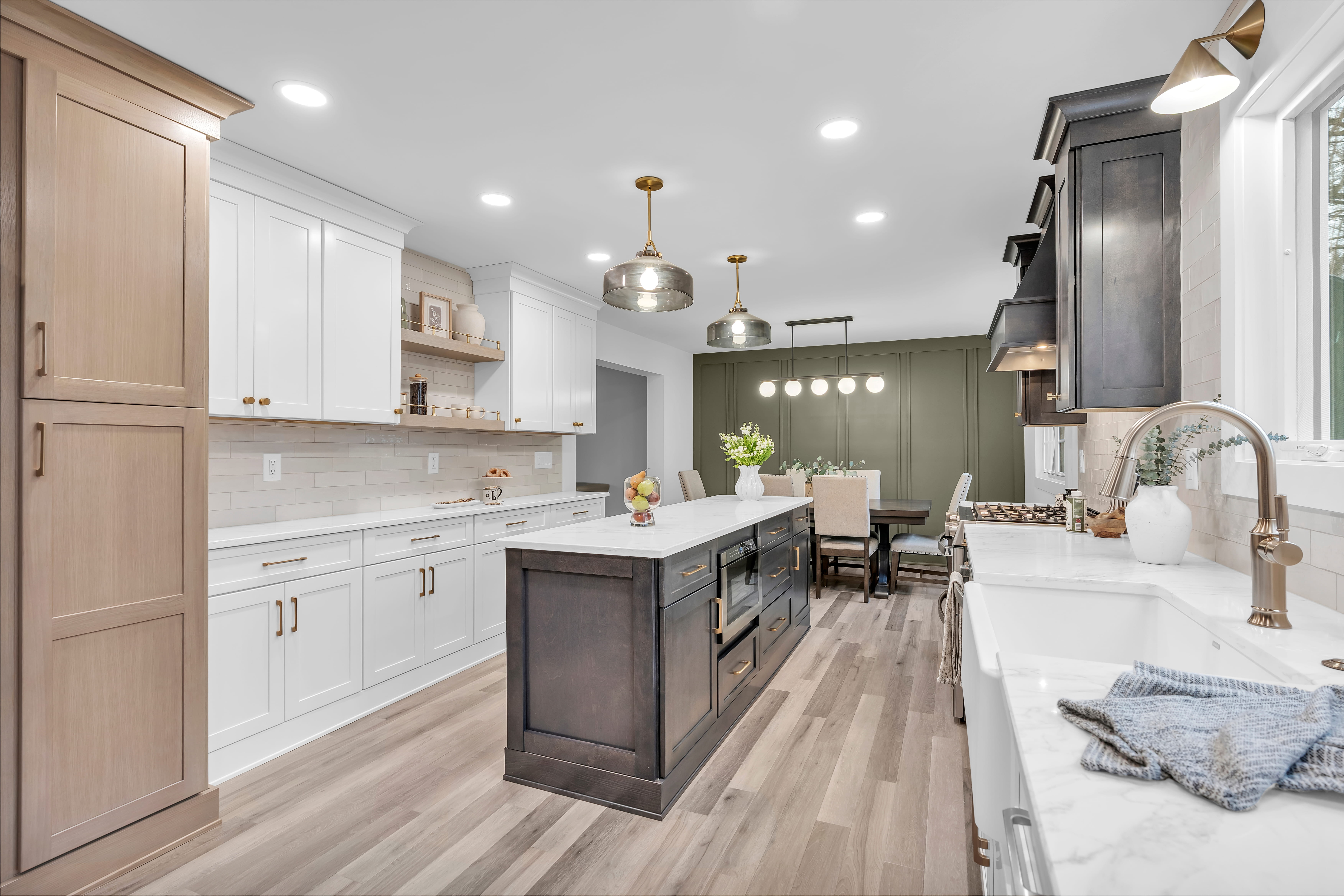 Transitional Kitchen Remodel in Mt. Laurel, NJ by Amiano & Son, Design-Build project photo